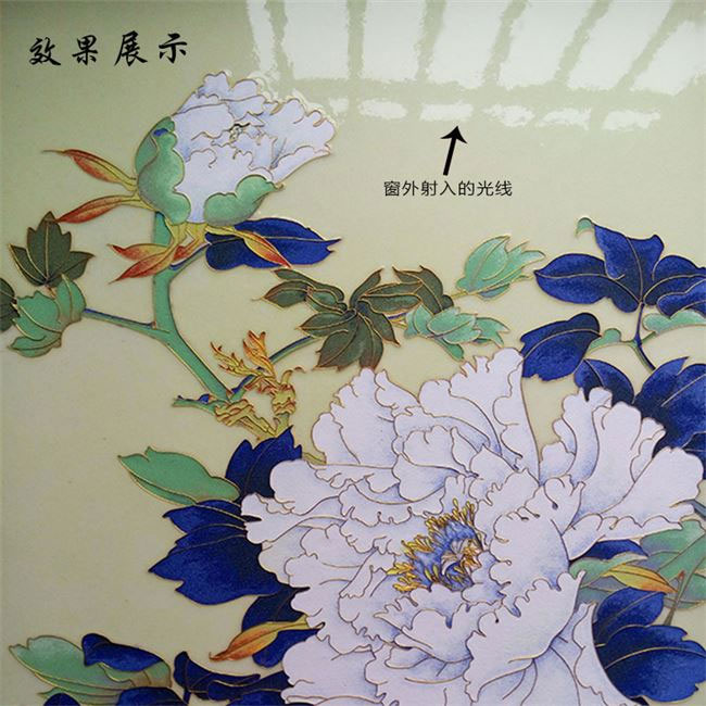 高端琺瑯掐絲畫(huà)表面批覆膠